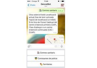 Generalitat: bot a Telegram