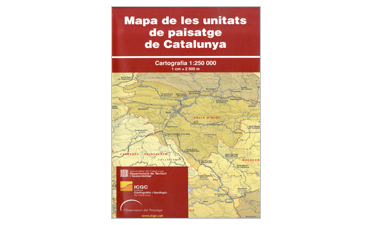 Mapa de les unitats de paisatge de Catalunya