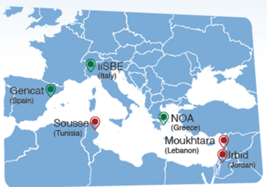 Regions participants en el projecte